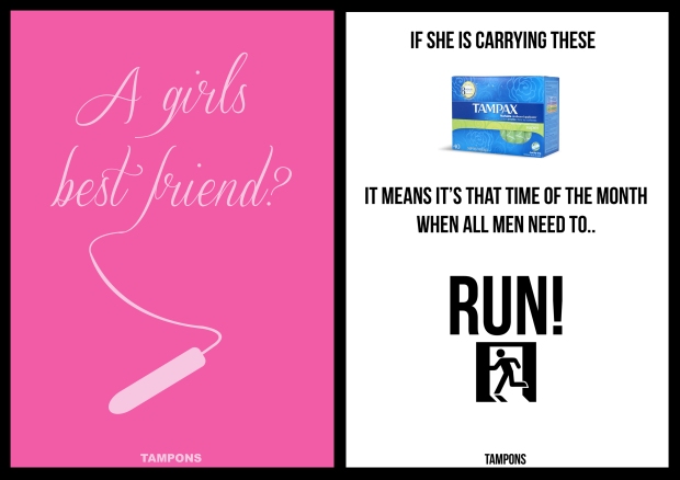 One Minute Brief: Advertise Tampons